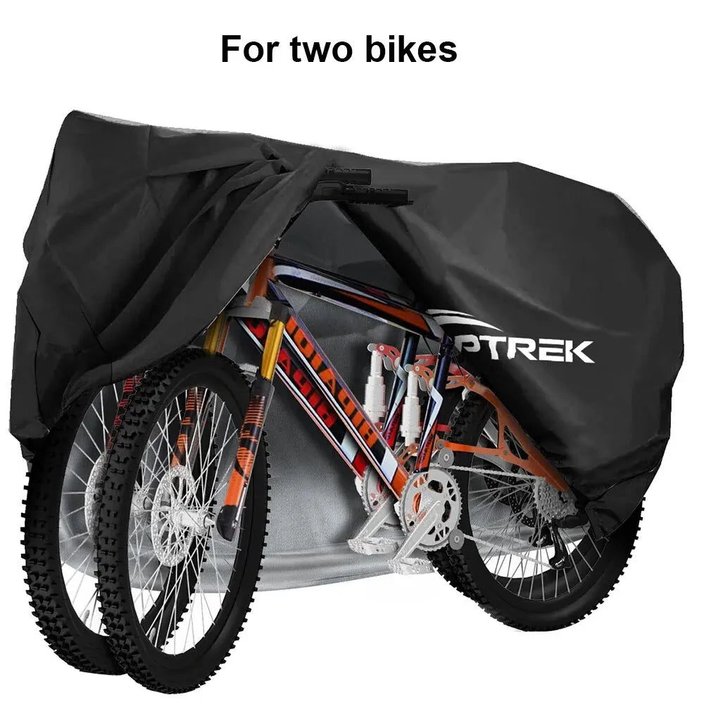 Housse de vélo Toptrek 210T de haute qualité, protection polyvalente contre la pluie, la neige et la poussière, imperméable et résistante aux intempéries. 