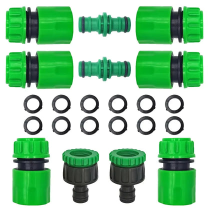 Raccord Rapide Universel ABS Double Mâle 1/2" – Connecteur Tuyau Arrosage Étanche