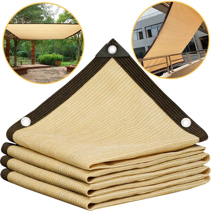Filet d’ombrage HDPE anti-UV 85-90% – Jardin, Terrasse, Pergola, Voiture | 4 couleurs