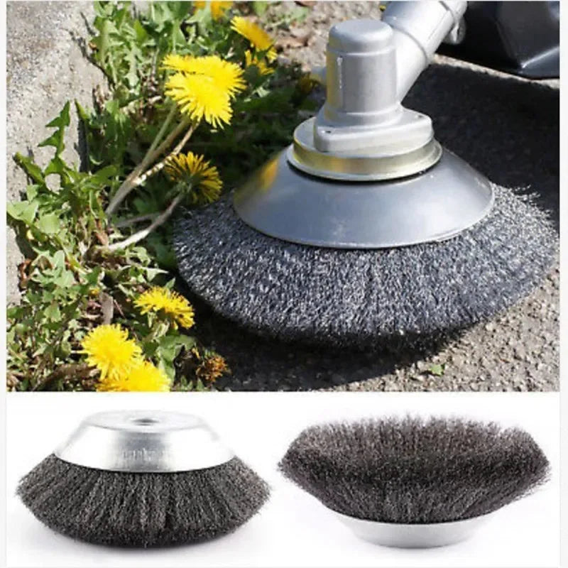 Tête de débroussailleuse fil d’acier Wnew – Anti-rouille, 150 mm ou 200 mm | Tondeuse & Coupe-bordures