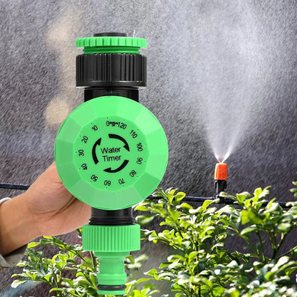 Programmateur d'Arrosage Automatique 120 min – Sans Pile, Contrôleur de Robinet Jardin