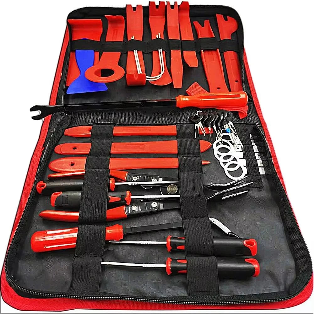 Kit Outils Démontage Auto 38 Pièces - Levier Garniture Tableau de Bord Porte