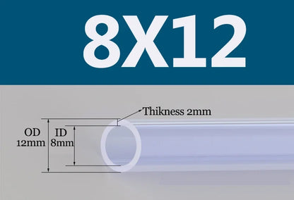 Tuyau Silicone Alimentaire Transparent | Flexible Non Toxique 2 à 18mm - 1m ou 5m