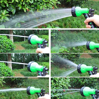 Tuyau d'Arrosage Extensible avec Pistolet Haute Pression 7 Modes