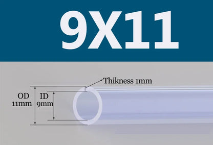 Tuyau Silicone Alimentaire Transparent | Flexible Non Toxique 2 à 18mm - 1m ou 5m