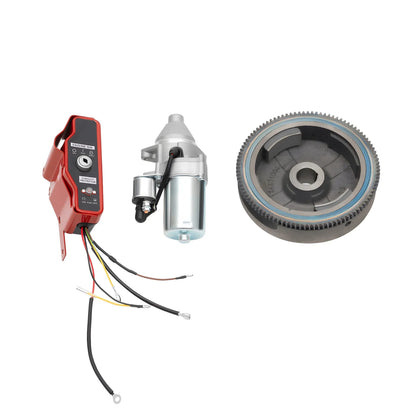 Kit Démarrage Électrique – Volant Moteur + Démarreur + Boîtier Clé pour Honda GX160 GX200 GX340 GX390