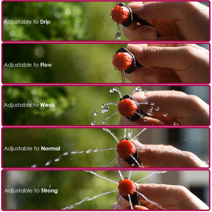 Kit Irrigation Goutte-à-Goutte KESLA – Tuyau 4/7mm, Programmateur & Capteur Pluie (5M à 50M)
