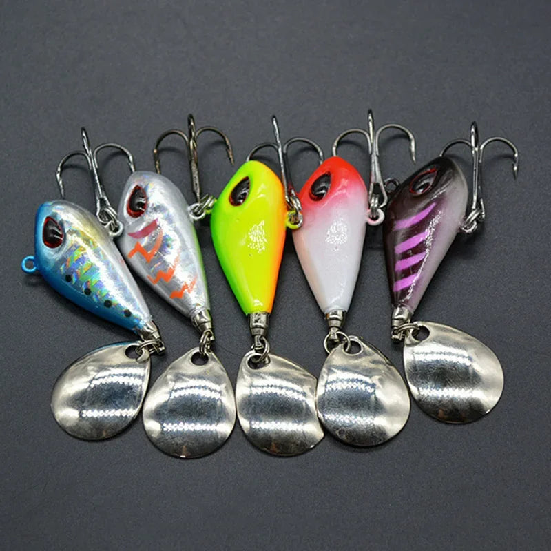 Leurre Pêche VIB Métal Cuillère 6g 10g 17g 25g Vibration Spinner Crankbait Carnassier Brochet Perche
