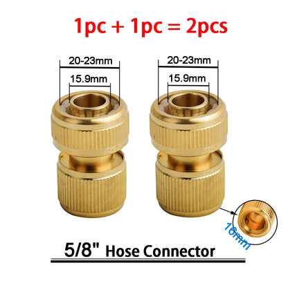 Raccords Rapides en Laiton pour Tuyau de Jardin – Filetage BSP 1/2" & 3/4" – Lot de 2 (22 Modèles)