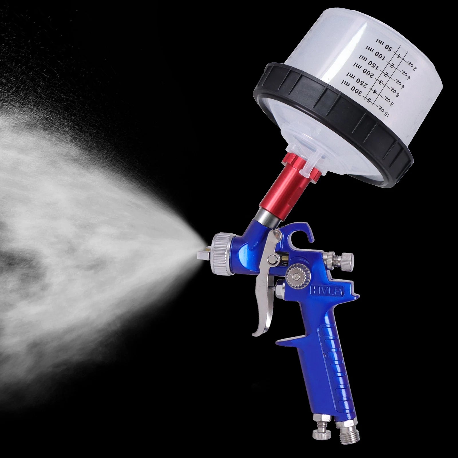 Pistolet à Peinture HVLP H-2000 Mini Aérographe 0.8mm 1.0mm Pneumatique Professionnel Auto Carrosserie - APPRO-DISTRI