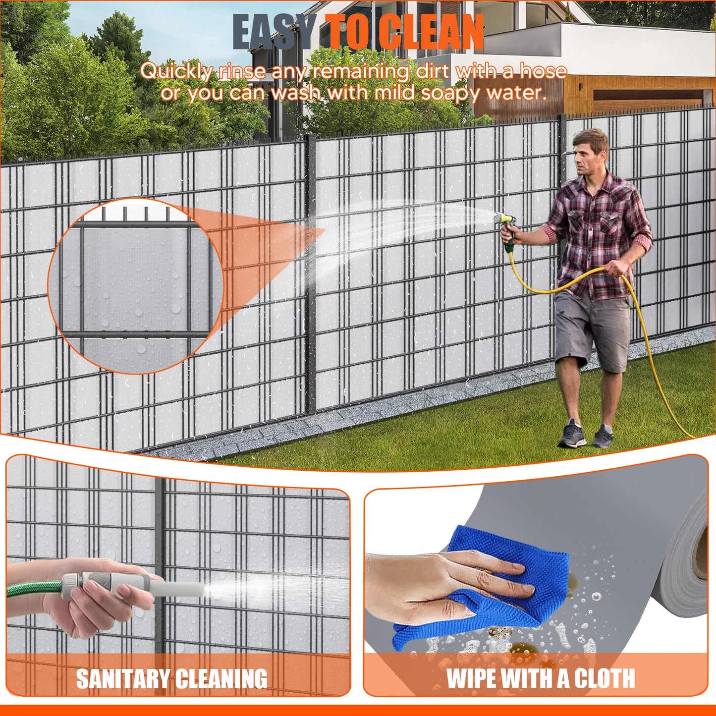 Lames Brise-Vue PVC pour Clôture