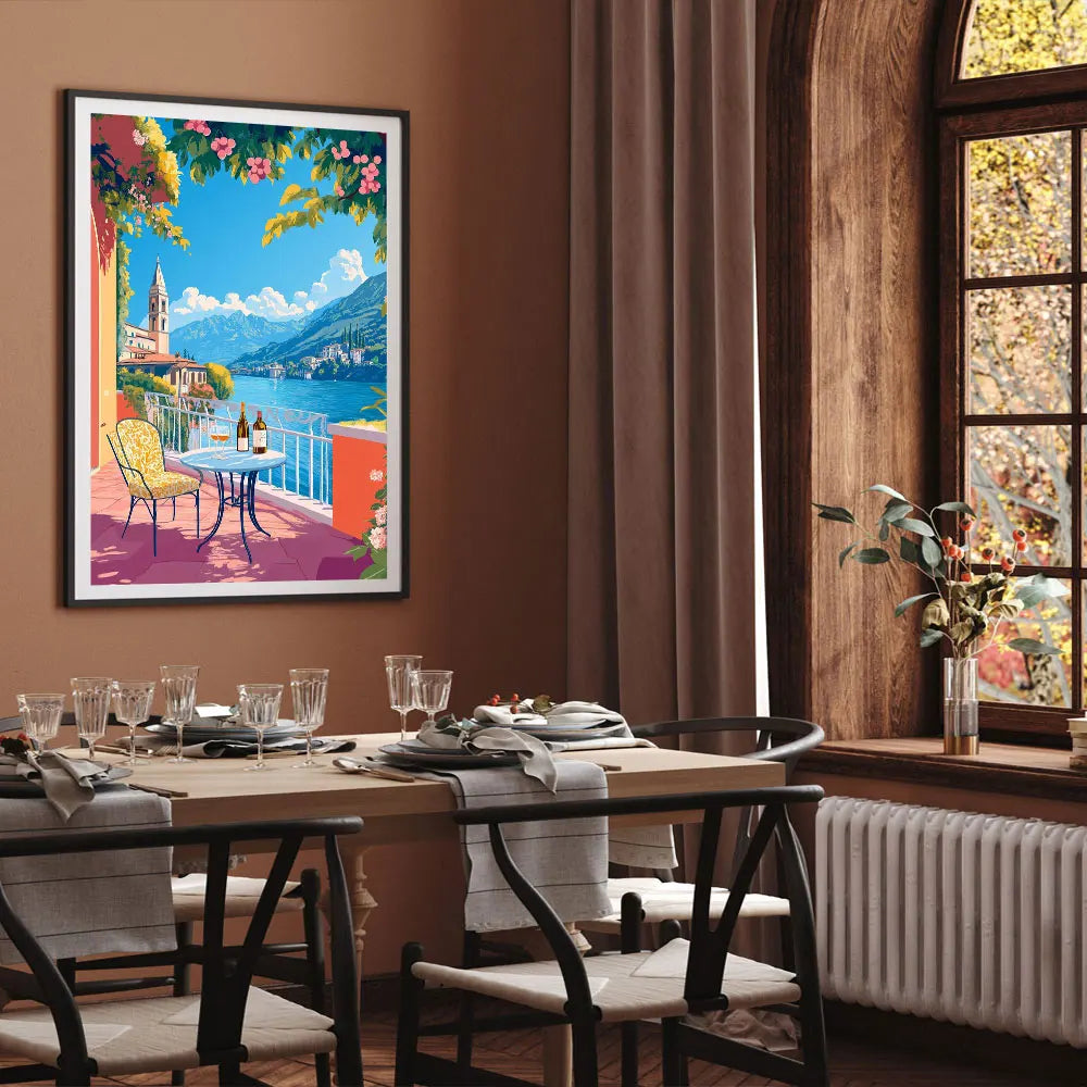 Affiche Capri Citrons La Dolce Vita