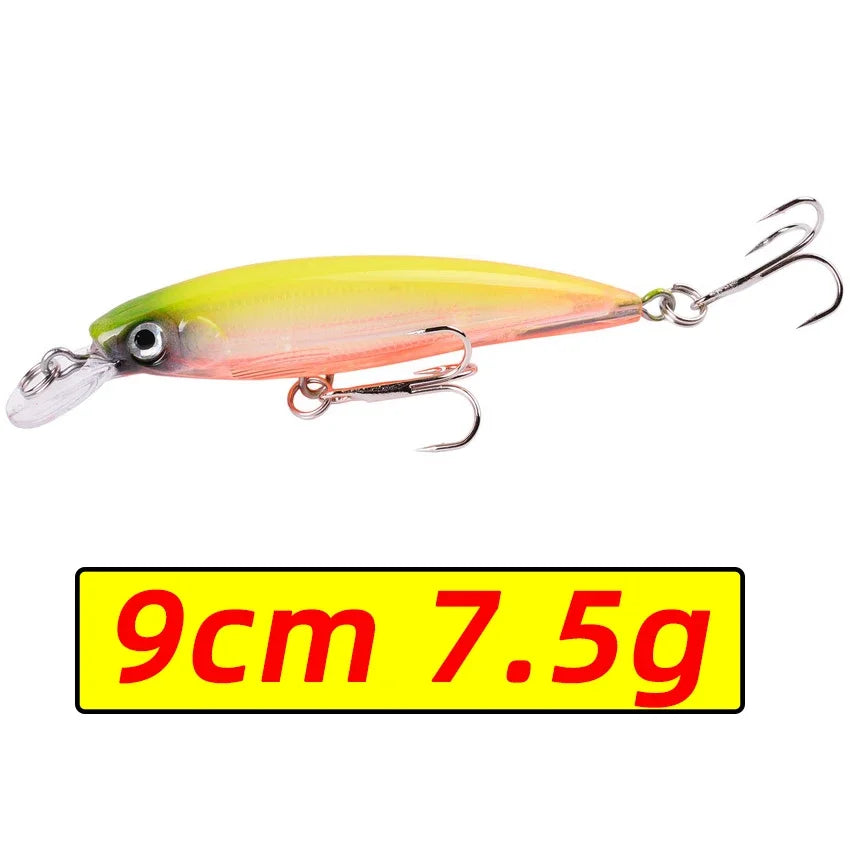 Leurre Pêche Minnow Laser 11cm 13g Poisson Nageur Crankbait Carnassier Brochet Perche Wobbler