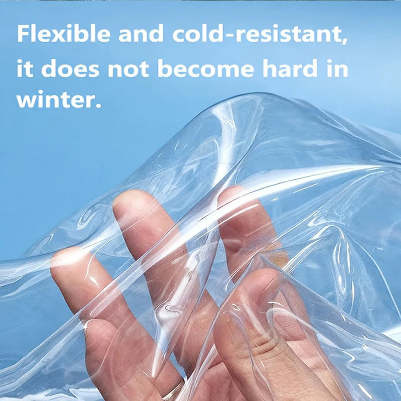 Bâche PVC Transparente Imperméable Jardin - Protection Plantes Balcon Fenêtre