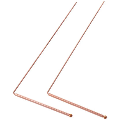 Baguettes de sourcellerie en cuivre pur 99,9% – Lot de 2 | Radiesthésie & Chasse aux fantômes