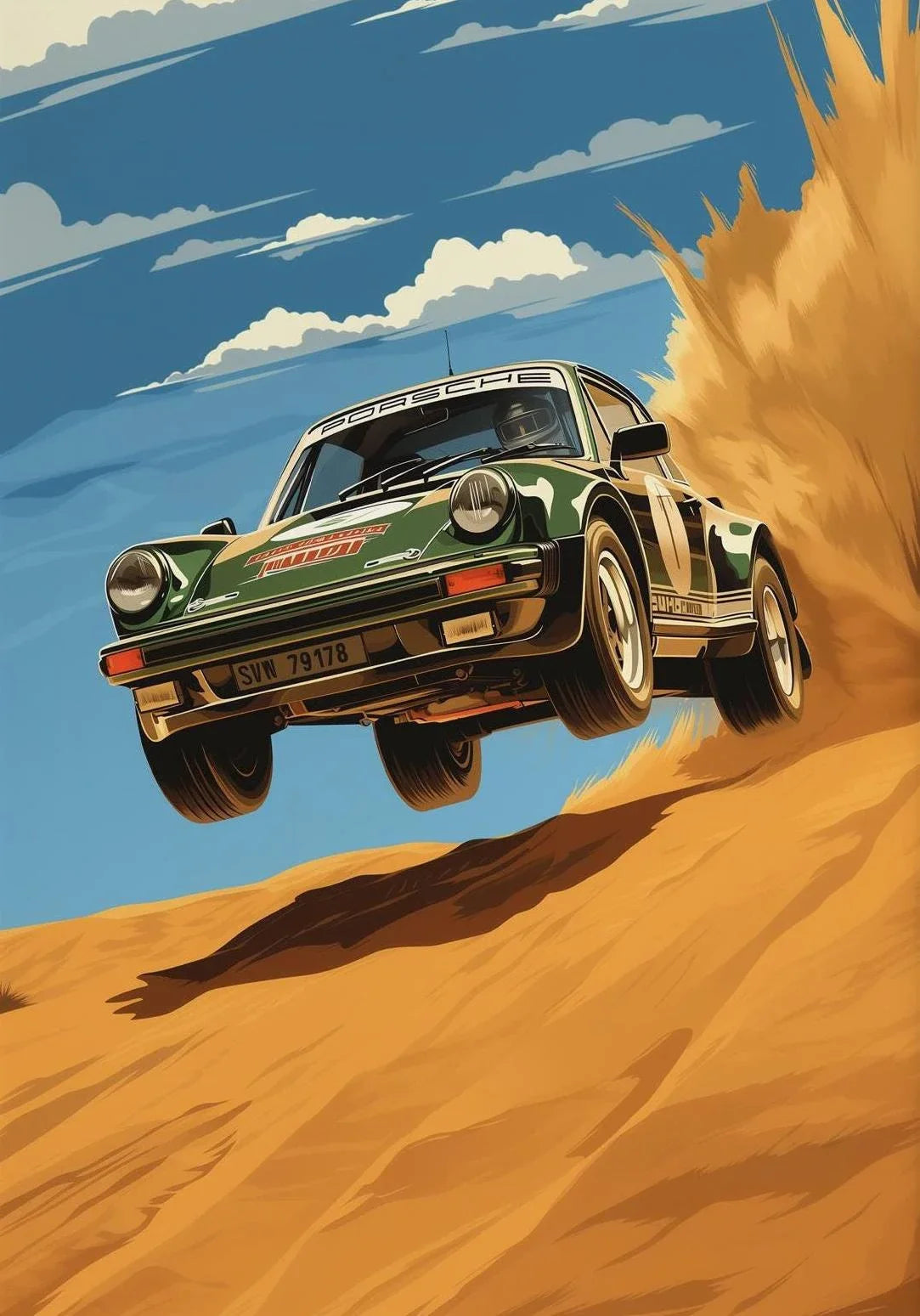 Affiche Classique Porsche 911