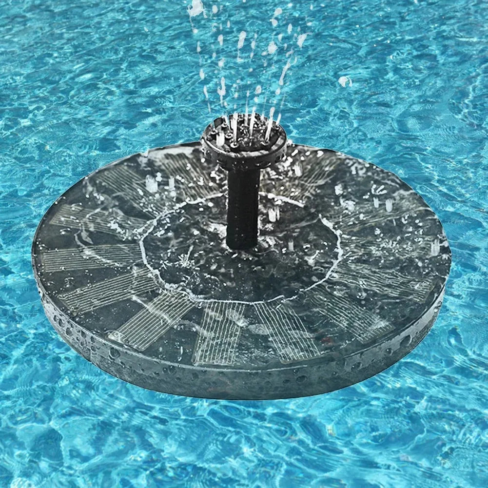 Fontaine Solaire Flottante 13/16/18cm – Pompe pour Bassin, Bain d'Oiseaux & Jardin
