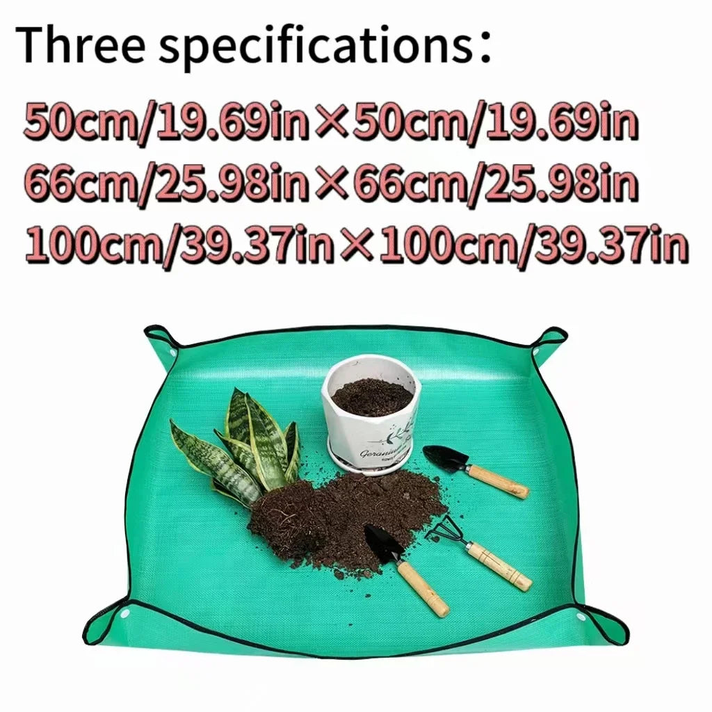 Tapis de Rempotage Imperméable Pliable – Protection Sol & Meubles pour Jardinage (50, 66 ou 100 cm)