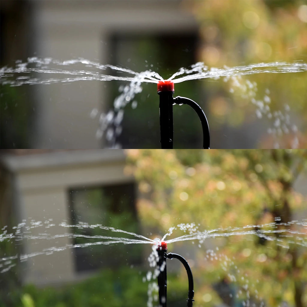 KESLA 5M-50M Automatic Watering Drip Irrigation System Garden Hose DIY Micro Drip Watering Kits w/ Adjustable Sprinkler Dripper