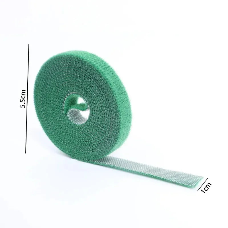 Attaches de jardin en nylon auto-agrippantes – Douces & Réutilisables | 2M à 40M, 7 couleurs