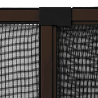 Moustiquaire Extensible pour Fenêtre vidaXL – Cadre Aluminium, (75-143)x50 cm, Sans Perçage