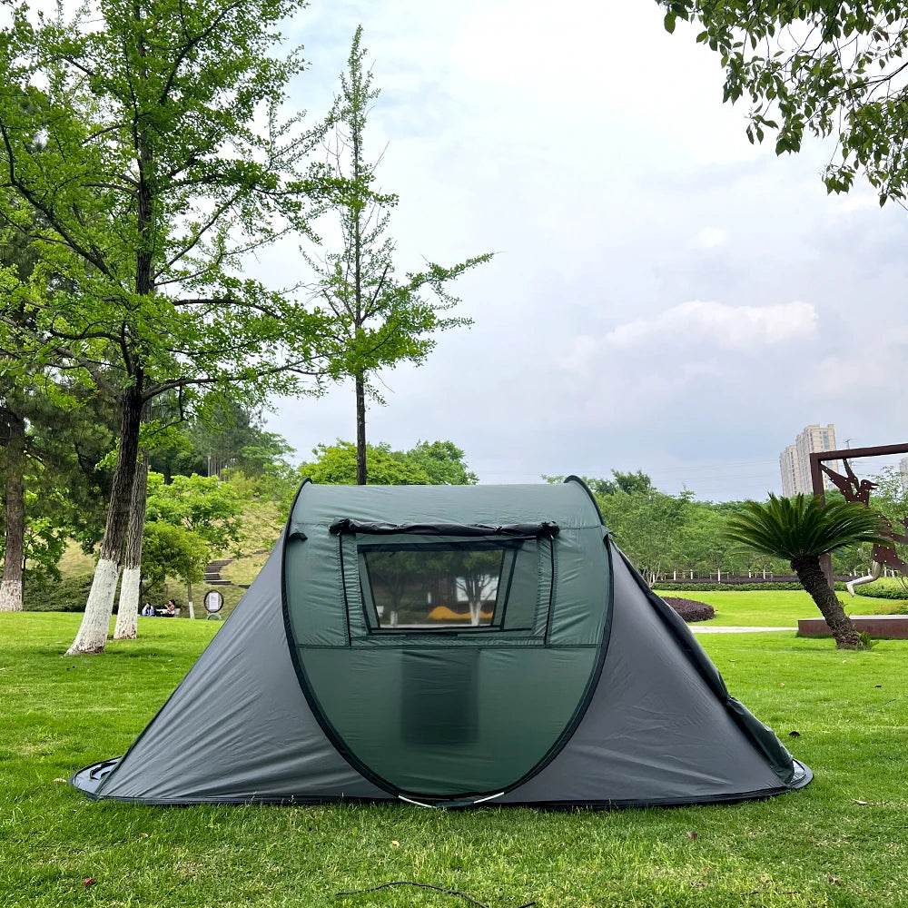 Camping en tente automatique pop-up 5-8 personnes - Ouverture instantanée 280x210cm