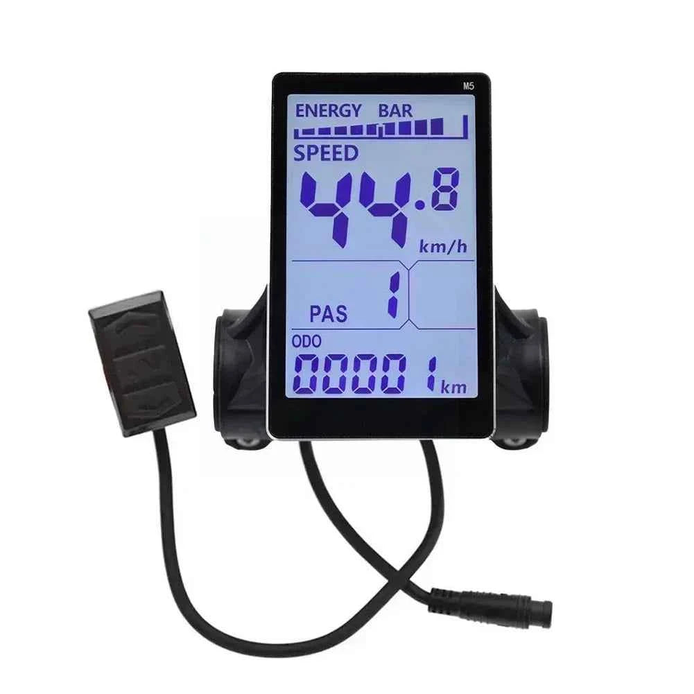 Écran LCD M5 pour Vélo Électrique - Compteur de Vitesse 5 Broches