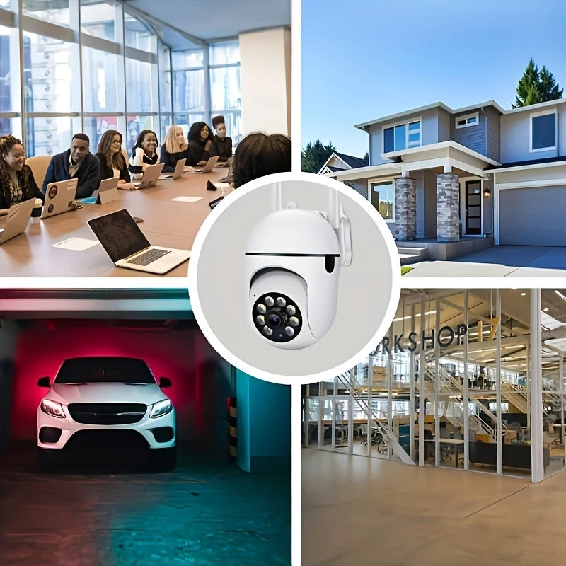 Caméra de Sécurité WiFi 1080P HD BoyKeep – Vision Nocturne Couleur, Audio Bidirectionnel, Rotation 360°