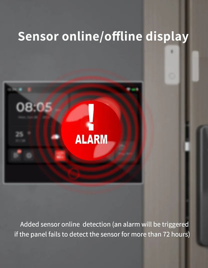 Alarme Maison KERUI G70 – Écran Tactile 7" IPS, 4G/WiFi/GSM, Compatible Tuya, Alexa & Google Home