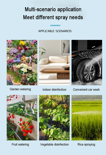 Pulvérisateur Électrique à Dos 5L/8L – Haute Pression, Longue Autonomie, Jardin & Agriculture