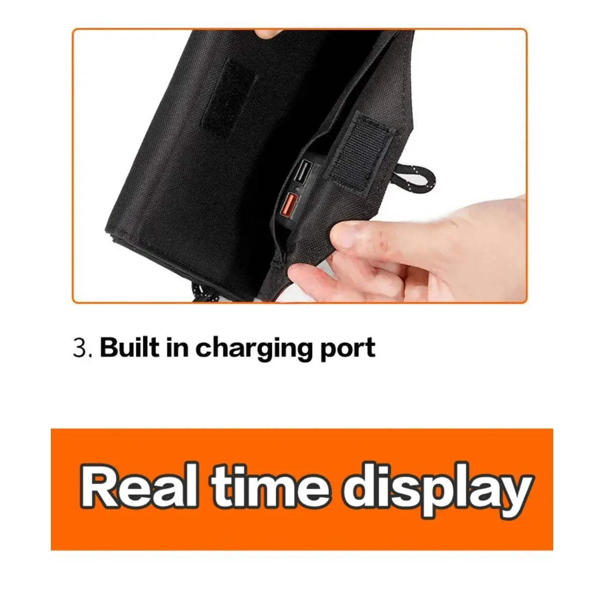 Panneau Solaire Pliable 6 Panneaux 20W – Chargeur USB 5V Portable pour Camping, Randonnée & Power Bank