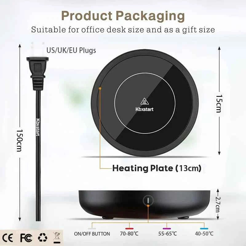 Chauffe-Tasse Électrique 3 Températures - Chauffe-Mug Café Thé