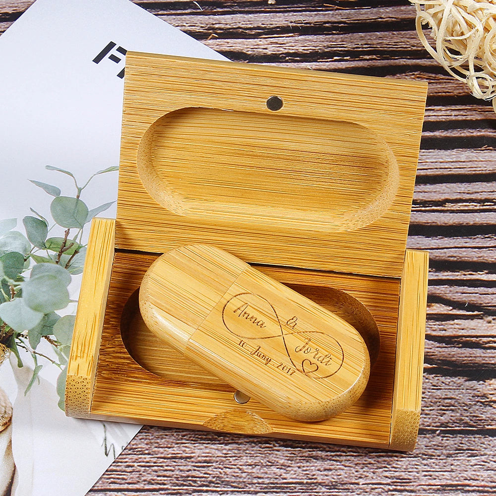 Clé USB en Bois JASTER – 4Go à 128Go | Cadeau Original Personnalisable