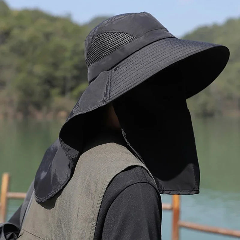 Chapeau Bob Anti-UV Outdoor | Protection Solaire Homme Femme - Pêche, Randonnée, Camping