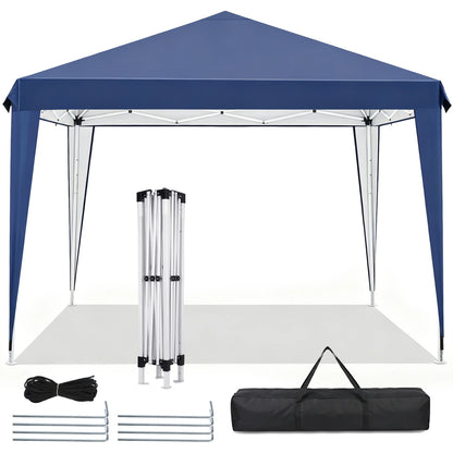 Kiosque Pliant Pop-Up 3x3 m – Toile Oxford 420D UPF 50+, Imperméable, Sac de Transport Inclus