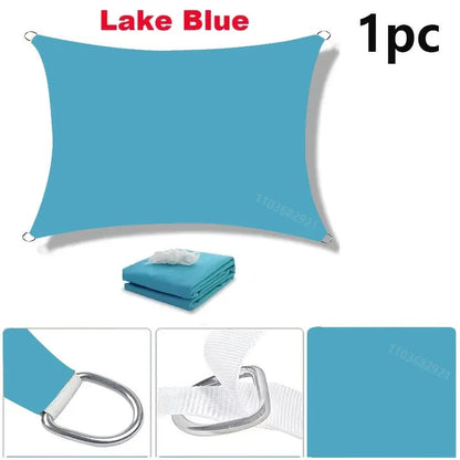 Voile d'Ombrage Rectangulaire Imperméable Oxford 300D – Protection UV 85-98% – Terrasse, Jardin, Piscine, Balcon, Carport – 20 Couleurs & 12 Tailles