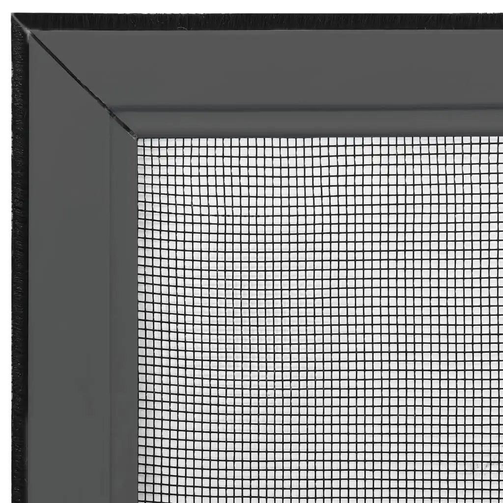Moustiquaire Extensible pour Fenêtre vidaXL – Cadre Aluminium, (75-143)x50 cm, Sans Perçage