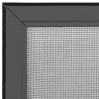 Moustiquaire Extensible pour Fenêtre vidaXL – Cadre Aluminium, (75-143)x50 cm, Sans Perçage