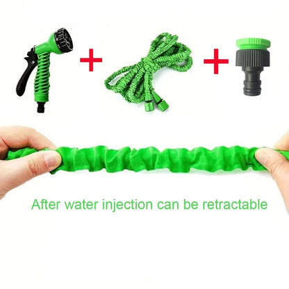 Tuyau d'Arrosage Extensible avec Pistolet Haute Pression 7 Modes