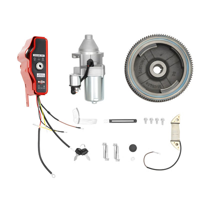 Kit Démarrage Électrique – Volant Moteur + Démarreur + Boîtier Clé pour Honda GX160 GX200 GX340 GX390