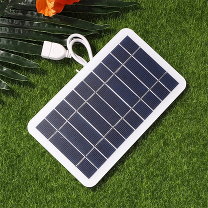 Panneau Solaire Portable USB 2W/5W - Chargeur Étanche Randonnée & Camping