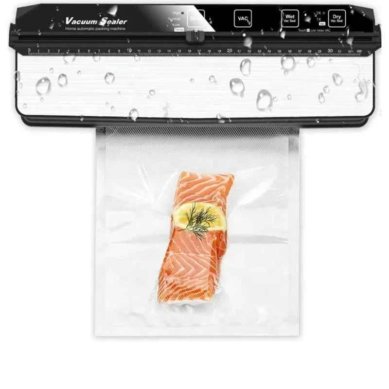 Machine Sous Vide Alimentaire Électrique Professionnelle - Double Pompe 7mm avec 15 Sacs de Conservation