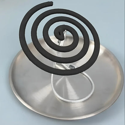 Support Spirale Anti-Moustiques en Inox – Pince Double Crocodile (1 ou 3 pcs)