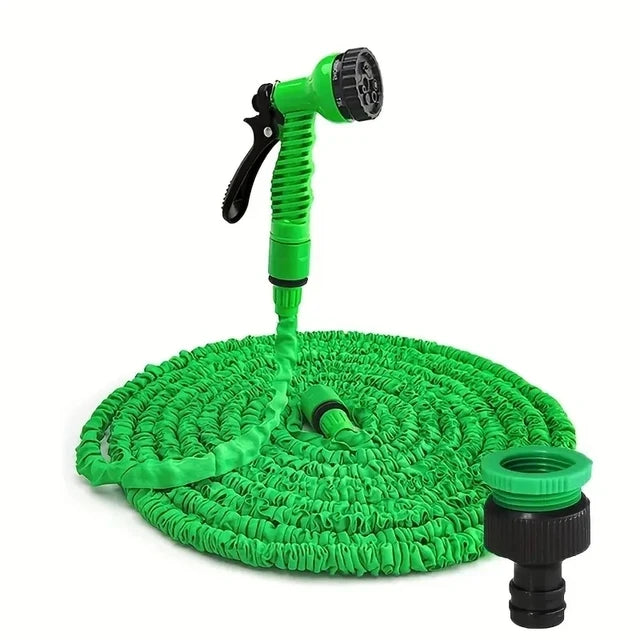 Tuyau d'Arrosage Extensible avec Pistolet Haute Pression 7 Modes