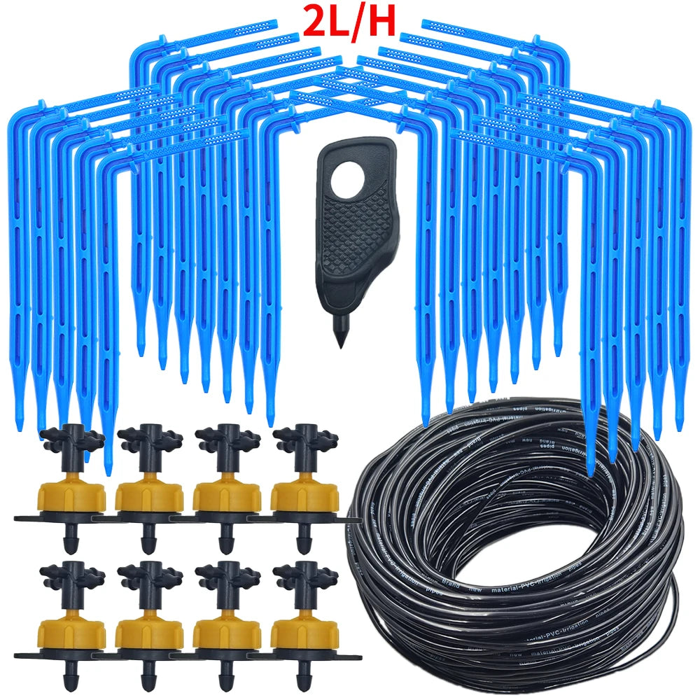 Kit d’Irrigation Goutte-à-Goutte 2 ou 4 Voies – Flèches Drip 3/5mm pour Pot, Jardin et Serre
