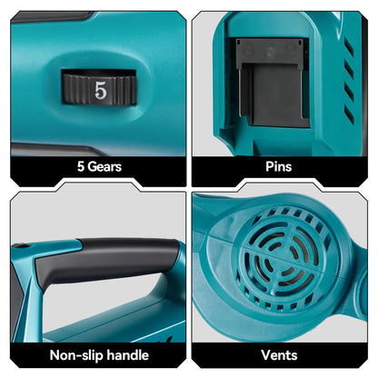 Souffleur de Feuilles Sans Fil Brushless 5500W – Compatible Batterie Makita | ONEVAN