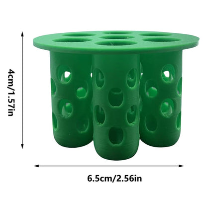 Plateau de Semis Hydroponique 7 Trous – Pot Nursery PLA, Ail, Oignons, Fleurs