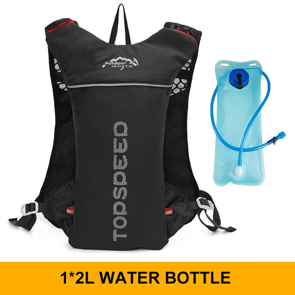 Sac à dos ultraléger 5L pour la course en pleine nature, gilet d'hydratation pour le jogging, respirant, idéal pour le marathon, le vélo et le fitness. 