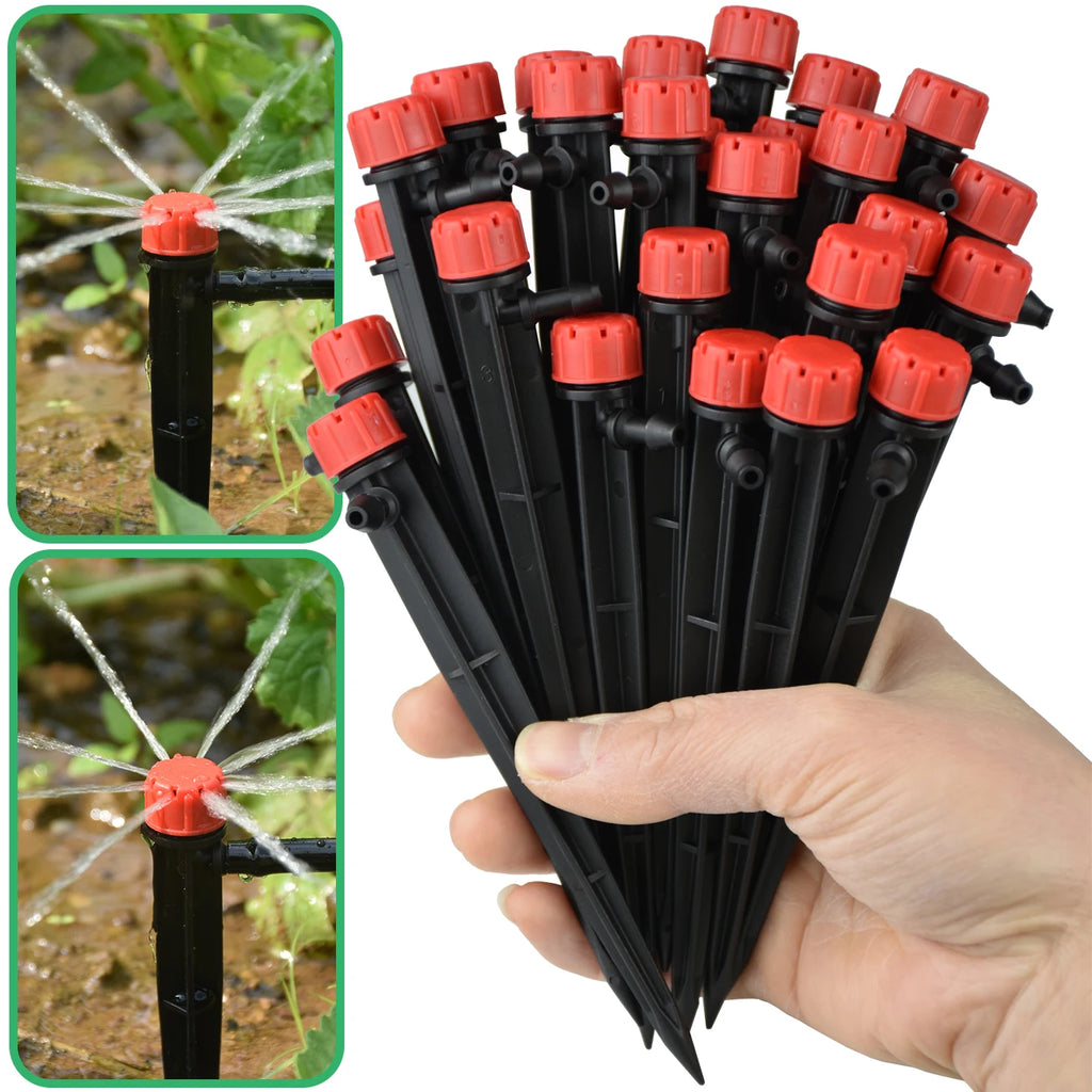 KESLA 5M-50M Automatic Watering Drip Irrigation System Garden Hose DIY Micro Drip Watering Kits w/ Adjustable Sprinkler Dripper