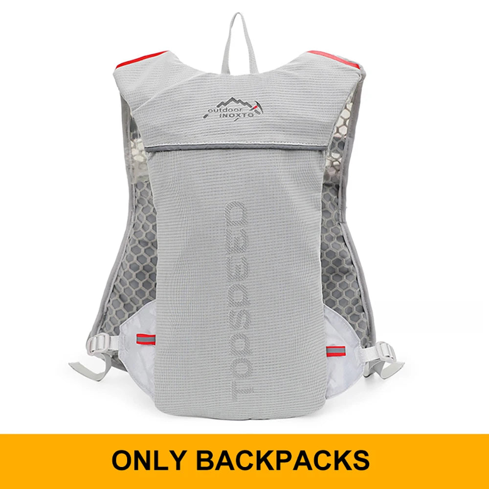 Sac à dos ultraléger 5L pour la course en pleine nature, gilet d'hydratation pour le jogging, respirant, idéal pour le marathon, le vélo et le fitness. 